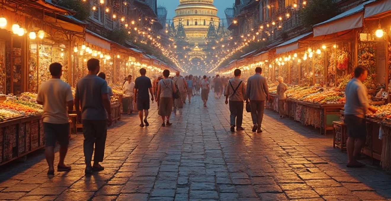 Thailand’s vibrant street markets and temples