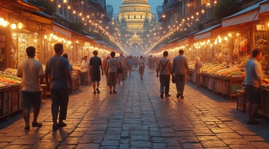 Thailand’s vibrant street markets and temples