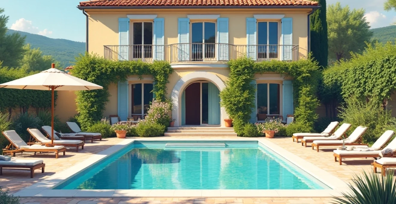 villa in an idyllic setting