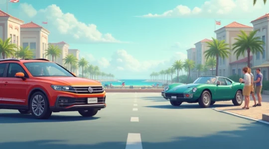 renting a car